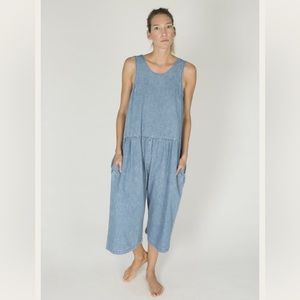 Ilana Kohn Samet Jumpsuit. 100% cotton light weight denim. US S